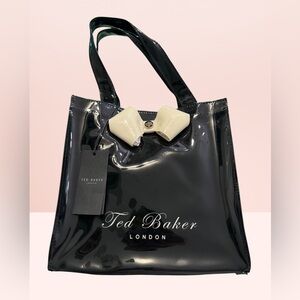Brand New With Tags - Great for Gifting - Ted Baker London Bag Black Patent Tote